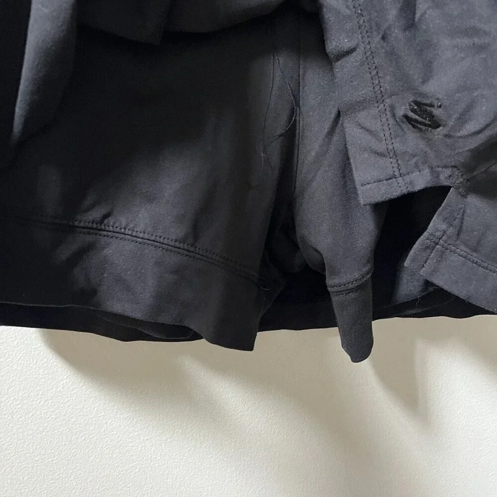 Vintage In-Between Court Sportswear Women's Black Tennis Skirt A-Line M Shorts